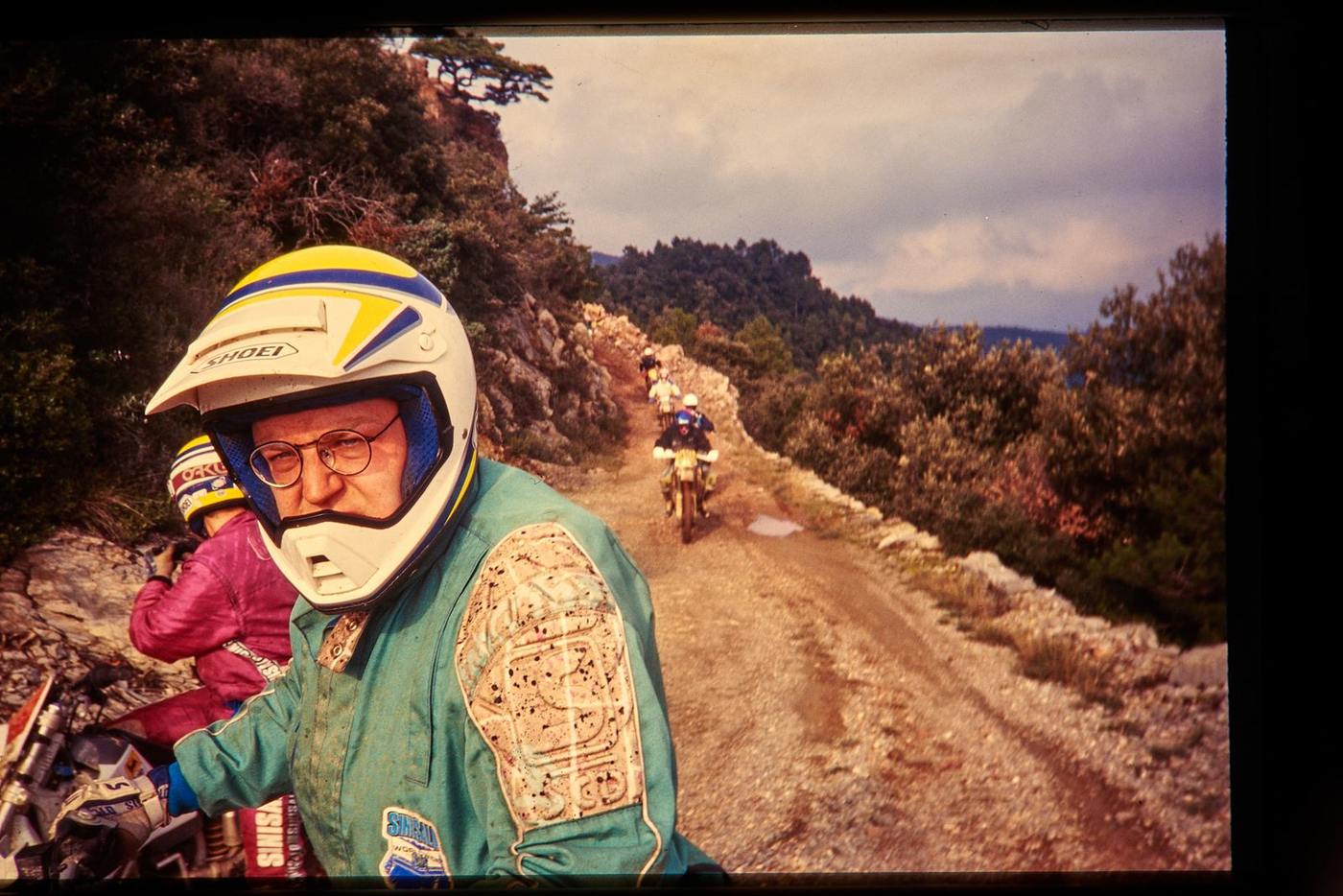 Historische Moto-Rumpf-Aufnahme: Spanien, 1995. Personen: Markus Rumpf.