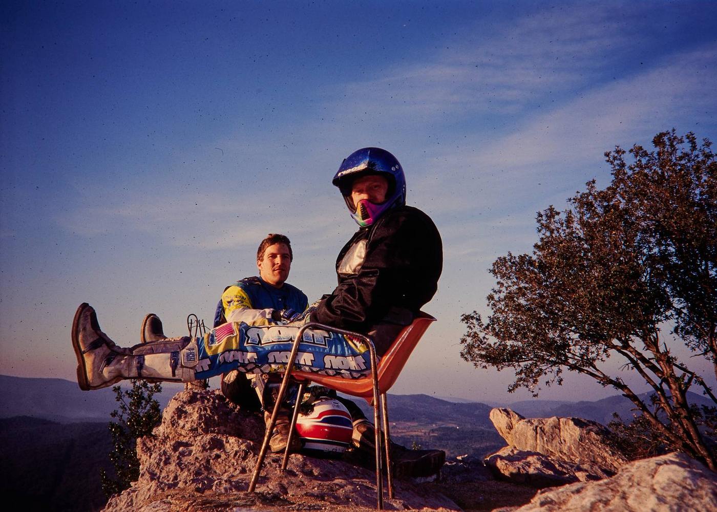 Historische Moto-Rumpf-Aufnahme: Mirko, Uli Wilkens, Spanien, 1996.