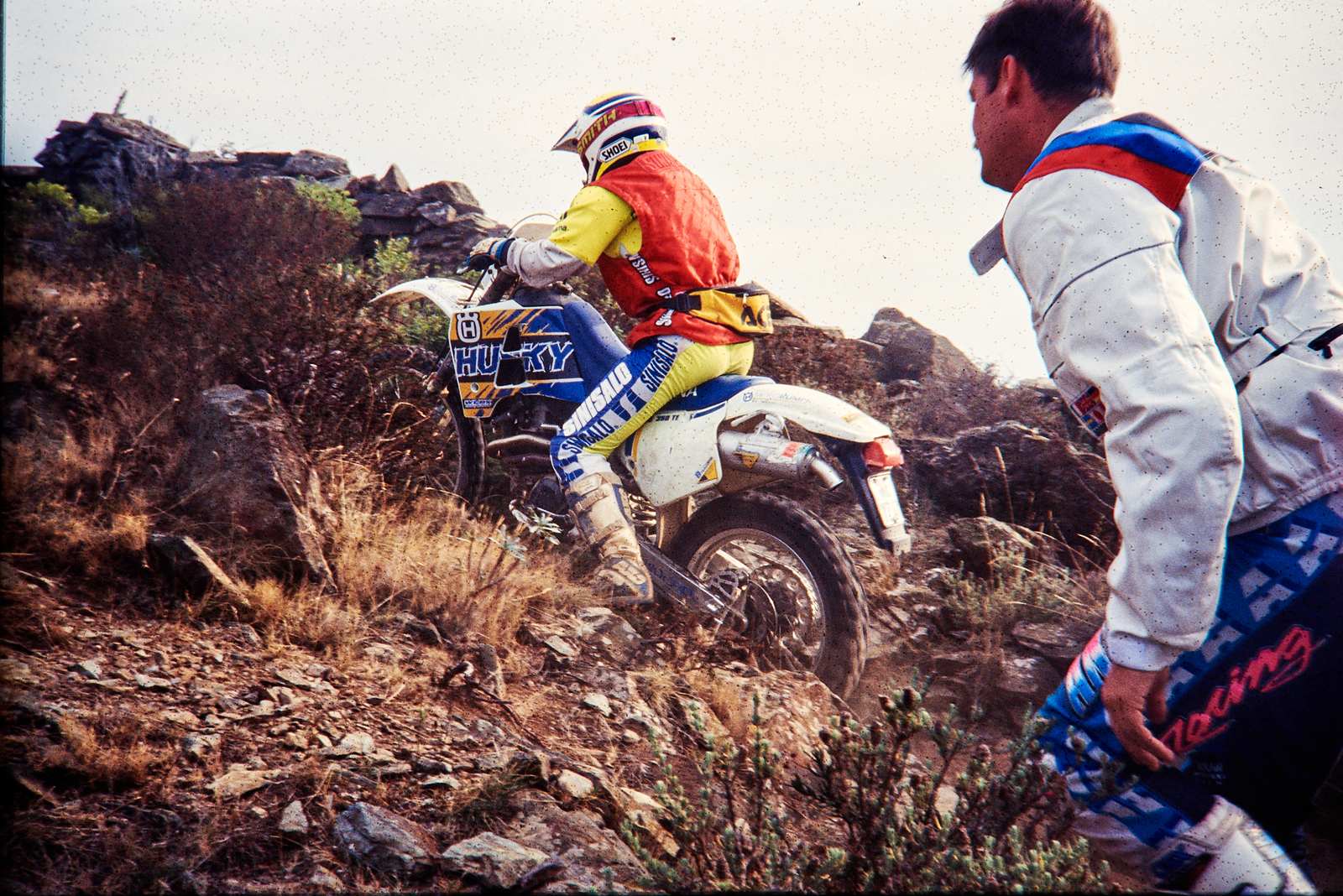 Historische Moto-Rumpf-Aufnahme: Spanien HVA 350, 1992.